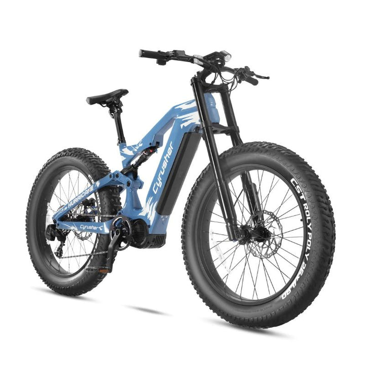 Cyrusher Hurricane 1000W Carbon Fiber Mid - Drive Electric Bike