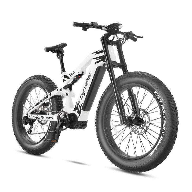 Cyrusher Hurricane 1000W Carbon Fiber Mid - Drive Electric Bike