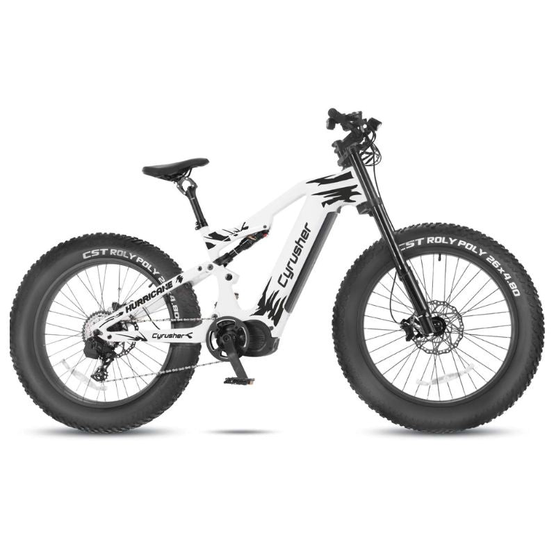 Cyrusher Hurricane 1000W Carbon Fiber Mid - Drive Electric Bike