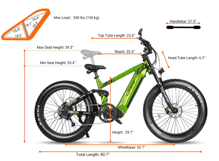 Cyrusher Ranger All-Terrain Electric Bike